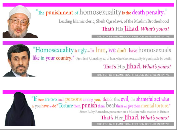 AFDI anti-Islam gay ads