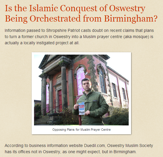 Shropshire Patriot Islamic conquest of Oswestry