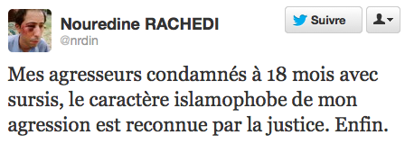 Nouredine Rachedi tweet