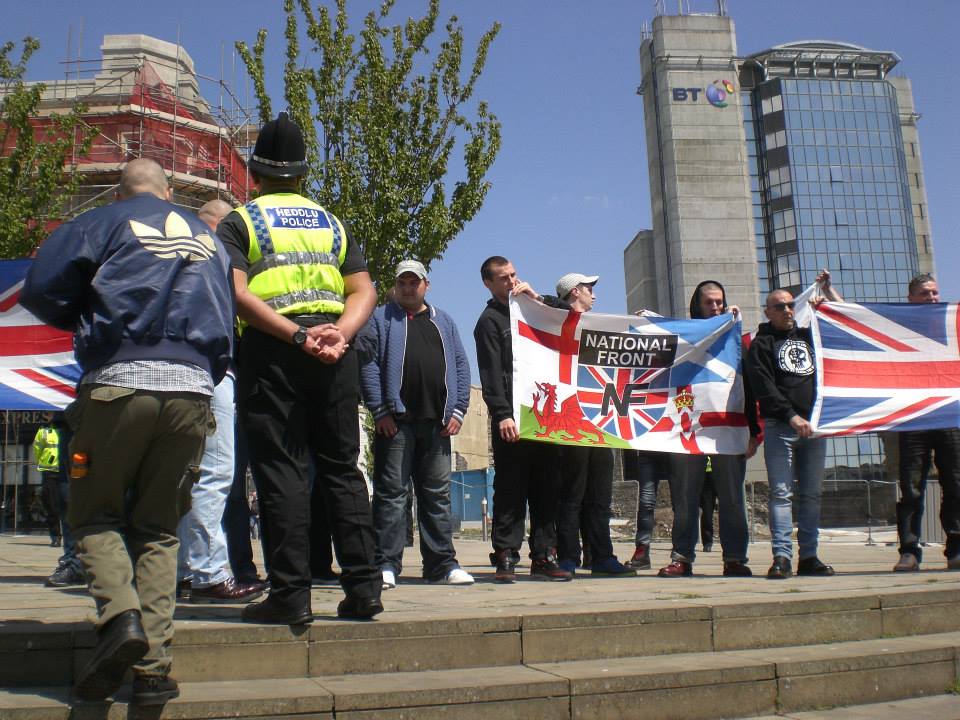NF Swansea protest May 2013
