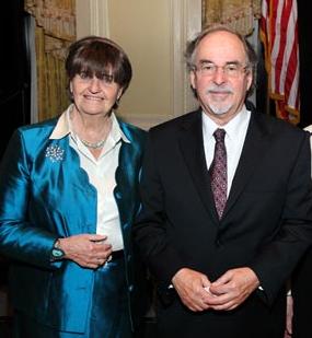 Baroness Cox with David Horowitz
