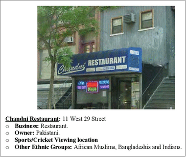 NYPD spies on cricket fans