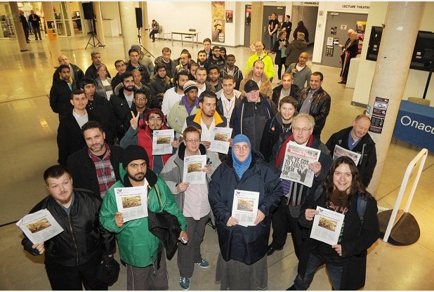 Anti-Quilliam protest in Plymouth