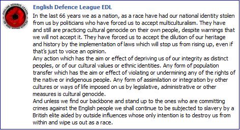 EDL on race and multiculturalism