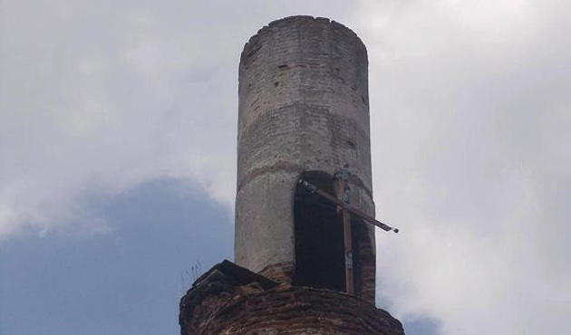 Gotze Delchev mosque cross