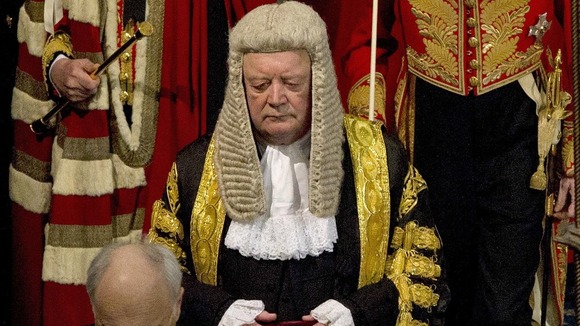 Kenneth Clarke at state opening of parliament