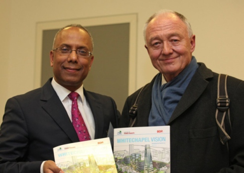 Lutfur Rahman and Ken Livingstone