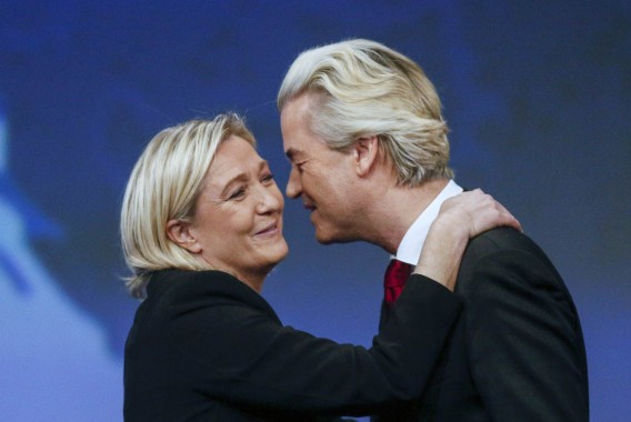 Marine le Pen and Geert Wilders at Lyon conference