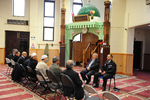 Mark Warrender at Jamia Mosque