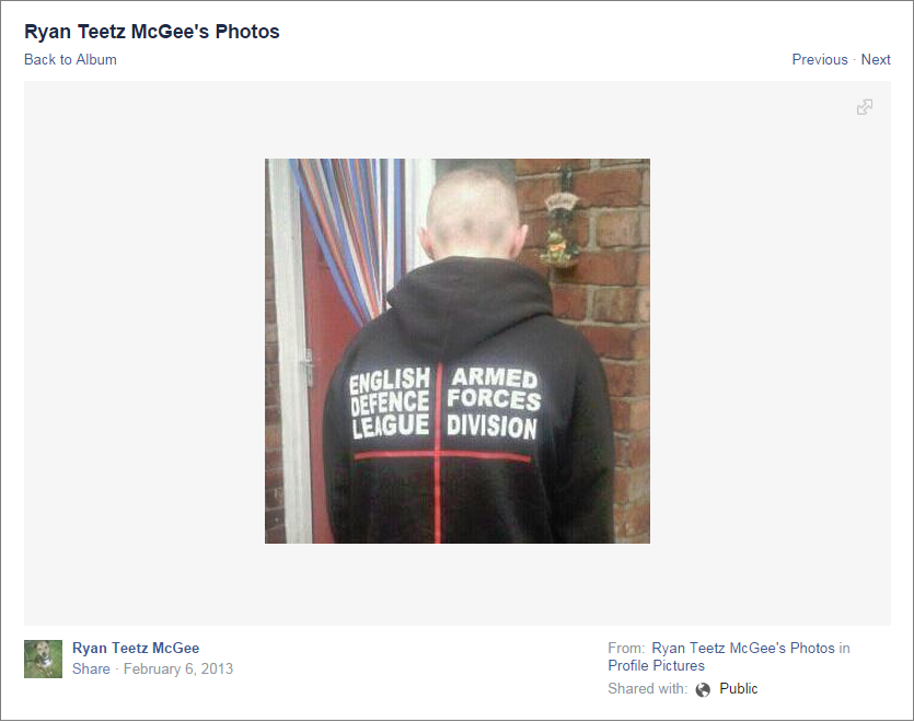 Ryan McGee EDL Armed Forces Division